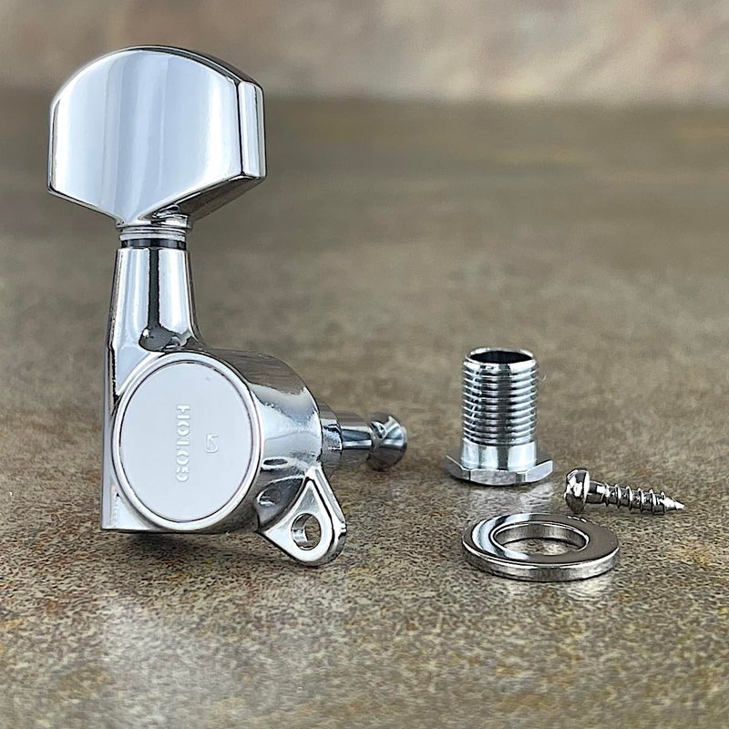 Gotoh Tuners Machine Heads SG381-01 - Chrome - 3 Per Side 07202CX - Image 2